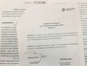 resolución-Ministerio-Trabajo-Avellaneda
